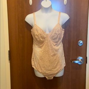 Blush lace shapewear